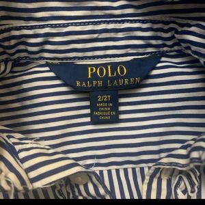 2t sized girls dress. Authentic ralph lauren